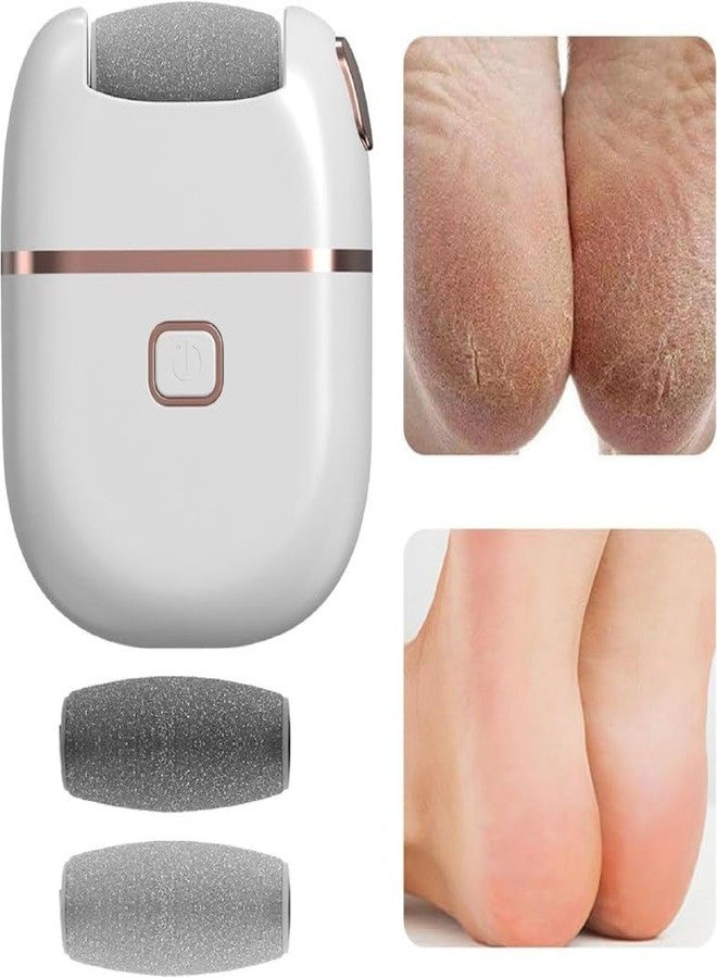 YAVRIXZ Electronic Pedicure Roller tool for Home Automatic Foot Grinder Removes Dead Skin Removal Dead Skin Remover Polishing Wood with Roller Heads Flawless Pedi Electronic Pedicure Tool Callus (2 ROLLER ) - Image 2