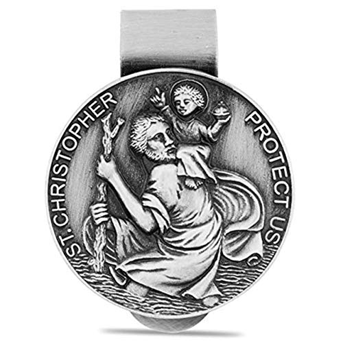 VENERARE Catholic Visor Clip for Protection While Driving | Beautiful and Traditional Design | Makes a Great Gift for Teens and New Drivers | More Than 10 Designs Available - Image 1