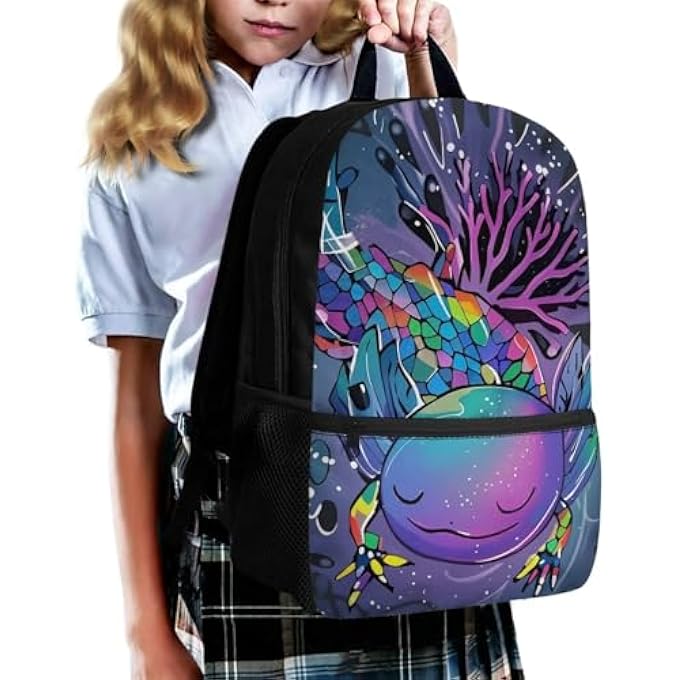 rayihni Backpack for Kids Girls Secondary School Bags Children Bookbag 17 inch Primary Book Bag Student - Image 2