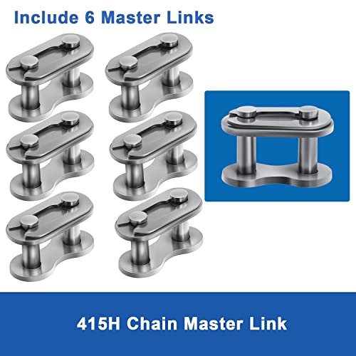 Podoy 415H Motorized Chain 110L Dirt Bike Chain Heavy Duty for 80cc 49cc 60cc 66cc 2 Stroke Engine Motorized Bike Chain High Power Racing Parts - Image 5