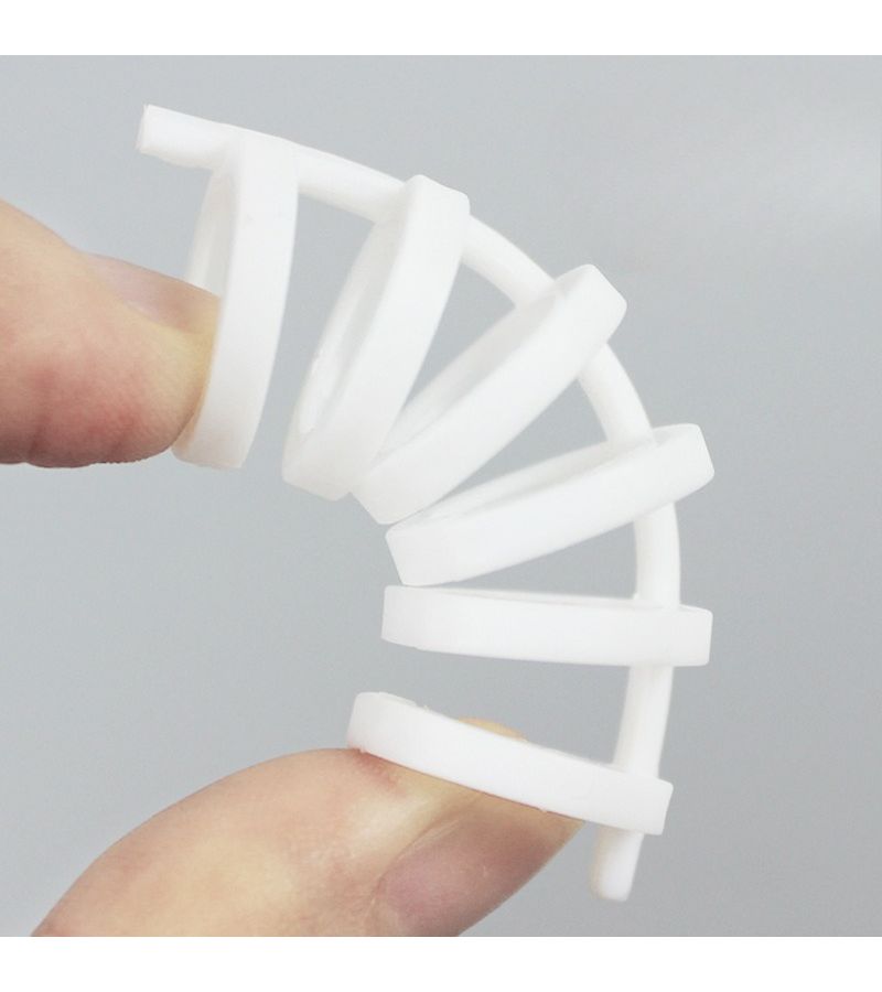 Black 6 Hole Plastic Binder Rings for Notebook Journal Office Filing Supplies 3pcs - Image 5