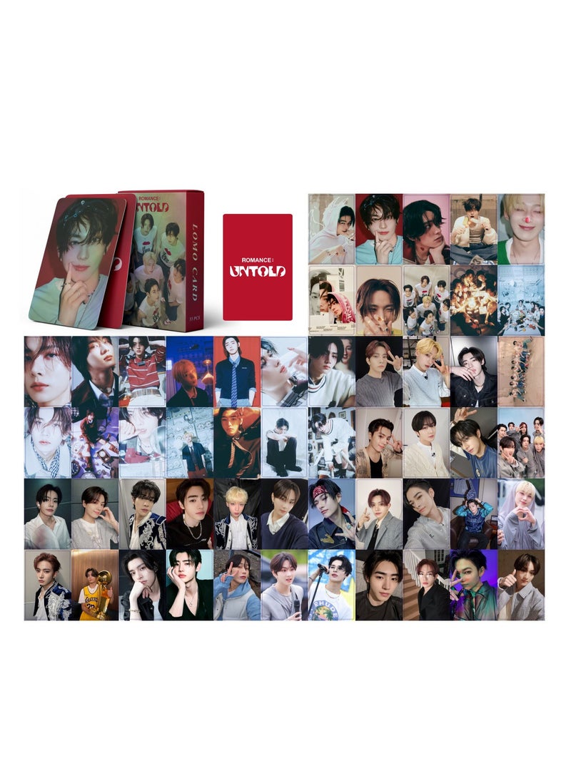 NIBEMINENT 55 Pcs Kpop ENHYPEN ROMANCE : UNTOLD Lomo Cards Card For Fans Collection Gifts - Image 2