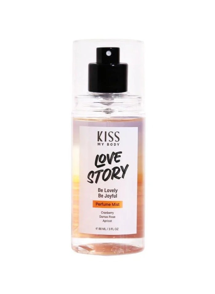 KISS MY BODY Love Story Body Mist  88Ml  - Image 1
