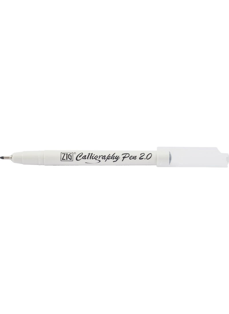 Zig - Calligraphy Pen 2.0Mm Pc-210 Black - Image 1