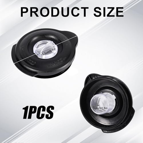 Gosknor Blender Jar Lid Cover Compatible with Oster 6-Cup Pro 1200, Blender Lid Replacement Parts Accessories Plastic Mixer Jar Cap Top for Oster Osterizer Classic Series Blenders Glass Jar - Image 2