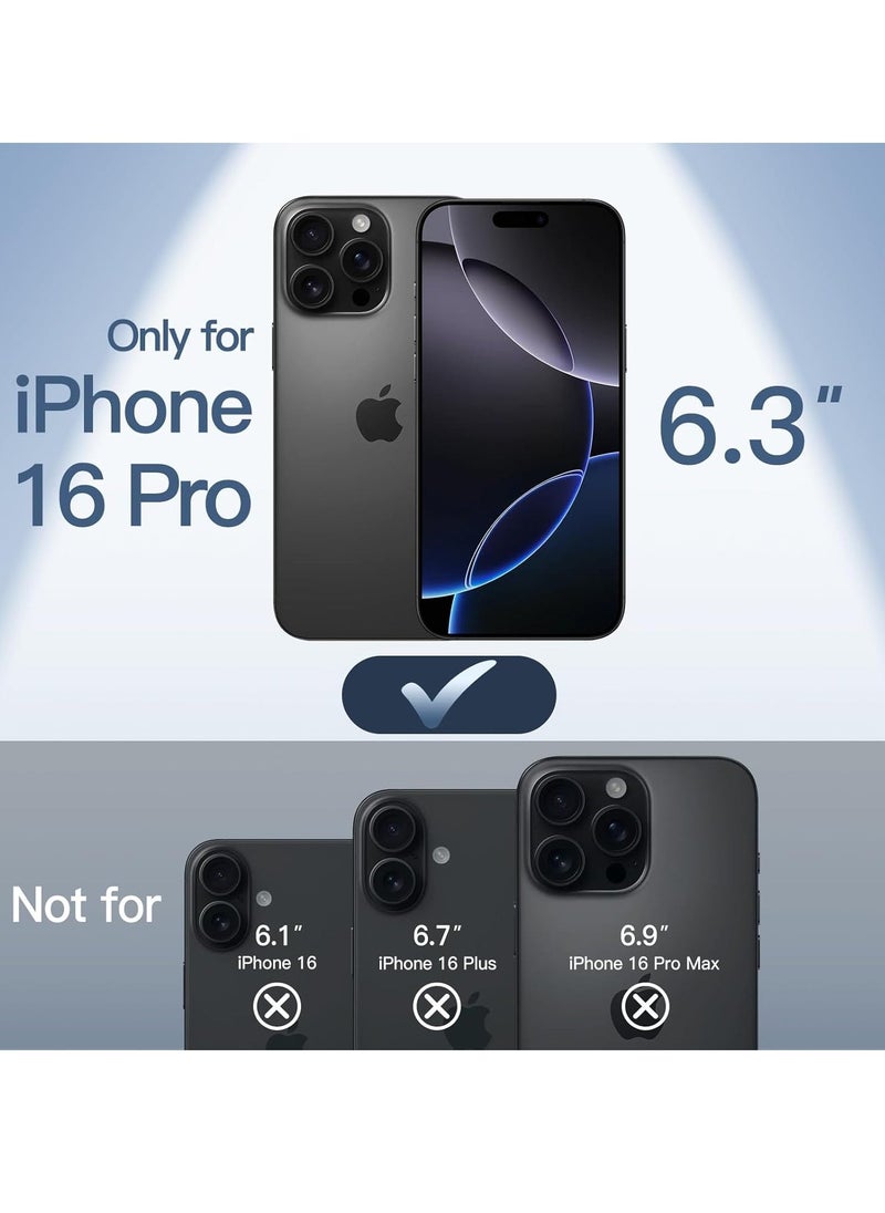 TIGER Ultra Slim Case for iPhone 16 Pro 6.3 Inch – 0.35mm Thin Lightweight Matte Finish PP Hard Case, Full Camera Lens Protection, Minimalist Design, Shockproof and Scratch-Resistant, Durable iPhone Cover - Image 2