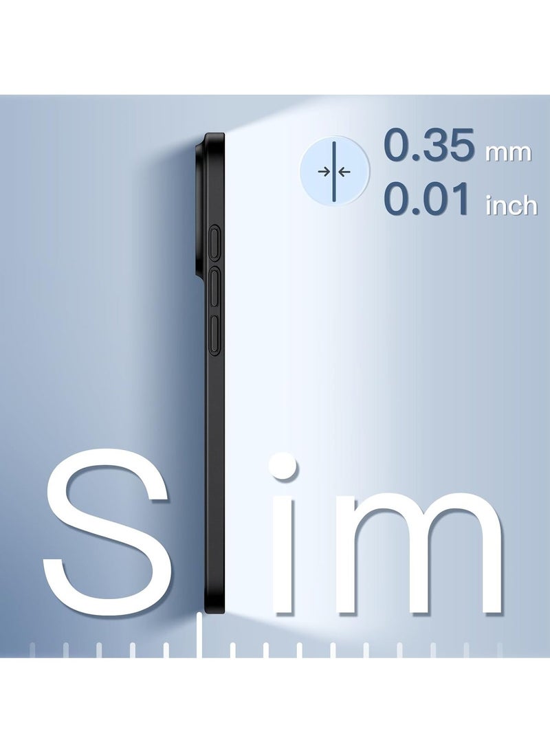 TIGER Ultra Slim Case for iPhone 16 Pro 6.3 Inch – 0.35mm Thin Lightweight Matte Finish PP Hard Case, Full Camera Lens Protection, Minimalist Design, Shockproof and Scratch-Resistant, Durable iPhone Cover - Image 3