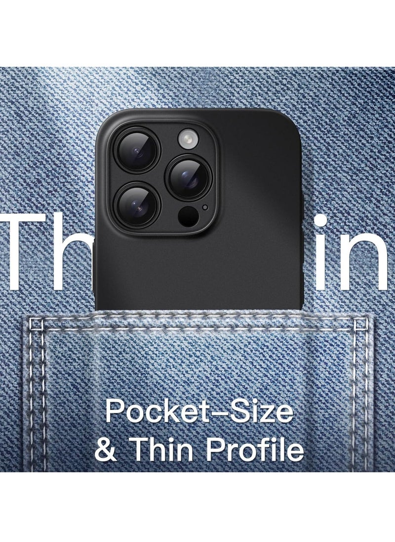 TIGER Ultra Slim Case for iPhone 16 Pro 6.3 Inch – 0.35mm Thin Lightweight Matte Finish PP Hard Case, Full Camera Lens Protection, Minimalist Design, Shockproof and Scratch-Resistant, Durable iPhone Cover - Image 4