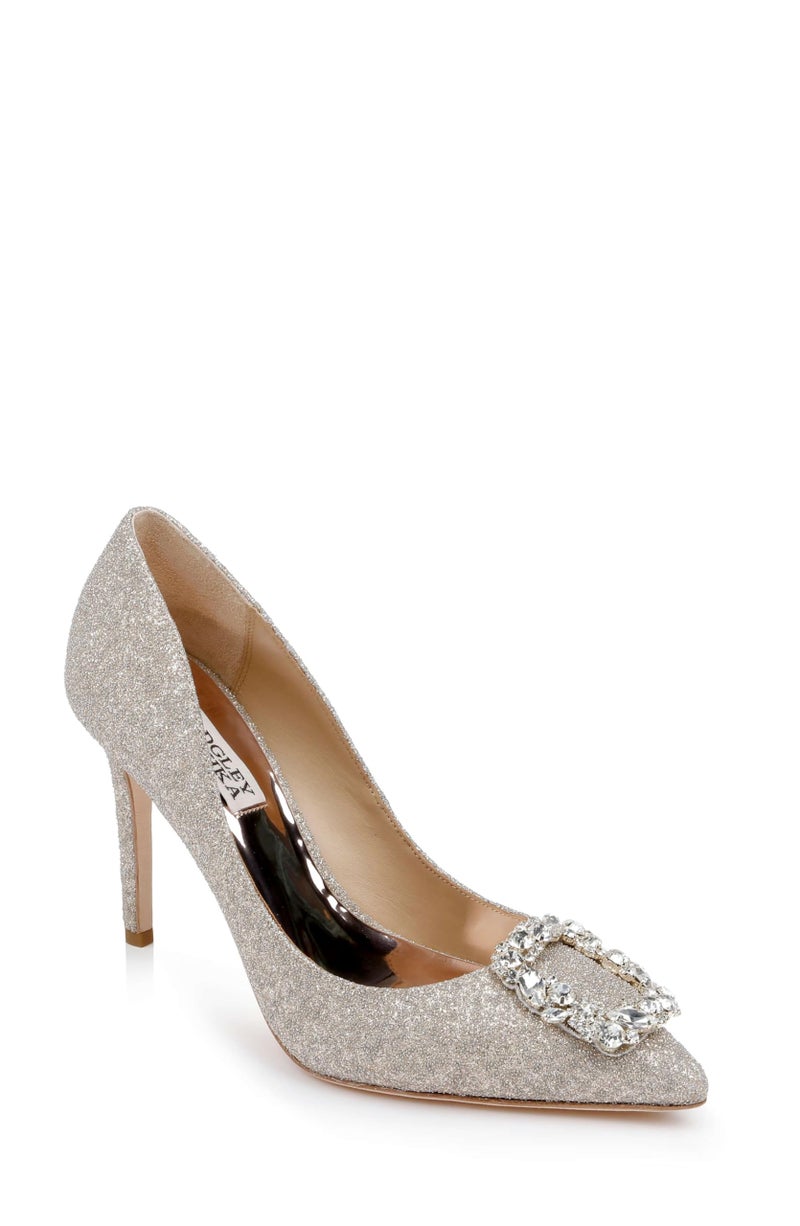Badgley Mischka Womens Cher Pump Champagne 7