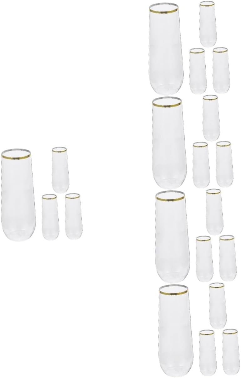 Shatterproof Plastic Wine Glasses Set Of 5 Unbreakable Reusable Cups For Parties Events Home Use - Image 1