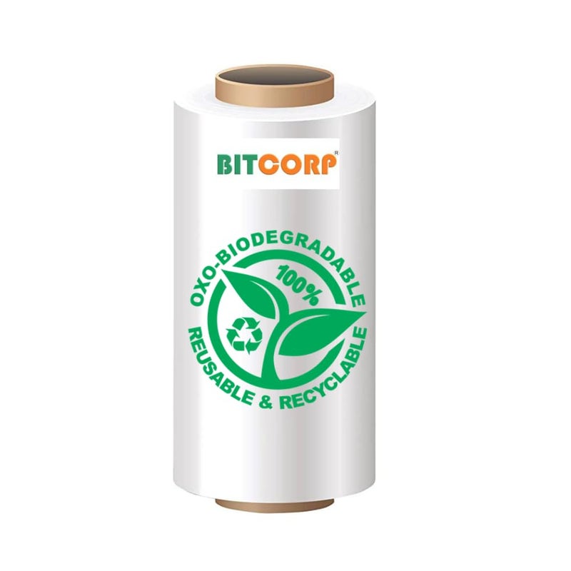 BITCORP مواد التعبئة القابلة للتحلل من بيتكورب 6 بوصة 300 مم 100 متر طول لكل وحدة عبوة من 1 أبيض - Image 3