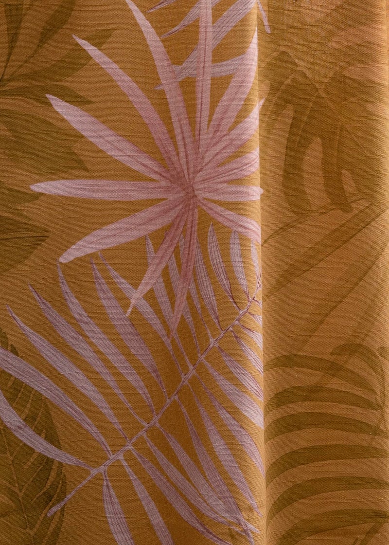 ميزون دي هيرمين Maison D 'Hermine Curtain 100 ٪ Cotton 50 "" X96 "Strtains 1 لوحة سهلة معلقة مع جيب وقضيب لغرف نوم المطبخ والمكاتب Creole - الكراميل - ربيع/صيف - Image 2