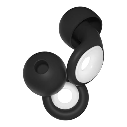 COZY nose - Reusable Noise-Reducing Ear Plugs | Ultra-Soft Silicone Earplugs for Sleep, Travel, Work, Study & Concerts | Noise Cancelling, Comfortable Fit with 6 Ear Tips & Carry Case – Black - Image 1
