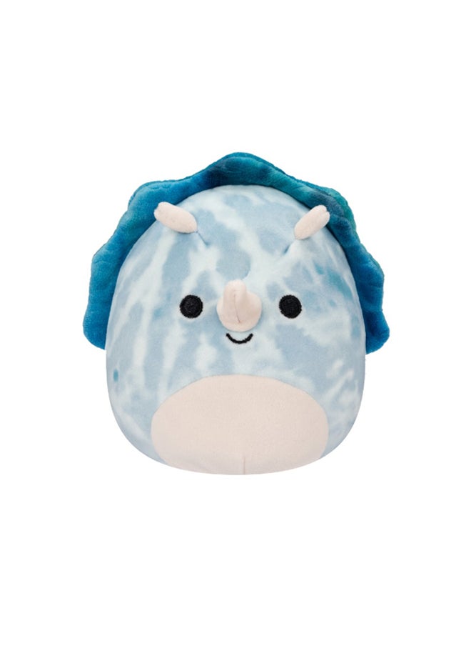 Squishmallows - 5 inch Little Plush Flipamallows Delilah/Jerome Purple Dino/Blue Tie-Dye Triceratops , Officially Licensed Kellytoy Plush Toy, Colorful Soft Toy, Gift for Kids, Girls & Boys Washable Squishy Stuff Toy Multicolor All Age - Image 1