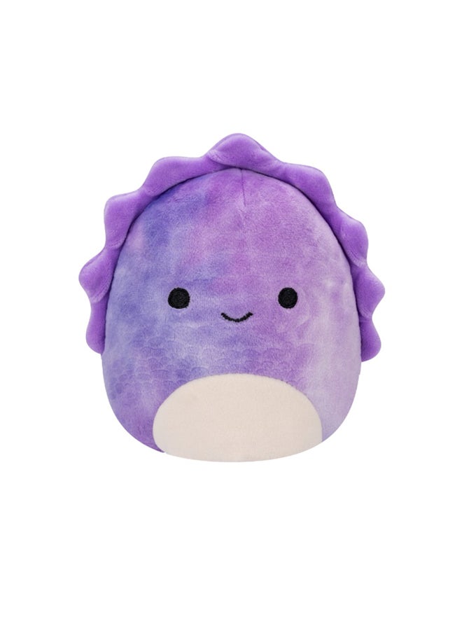 Squishmallows - 5 inch Little Plush Flipamallows Delilah/Jerome Purple Dino/Blue Tie-Dye Triceratops , Officially Licensed Kellytoy Plush Toy, Colorful Soft Toy, Gift for Kids, Girls & Boys Washable Squishy Stuff Toy Multicolor All Age - Image 1