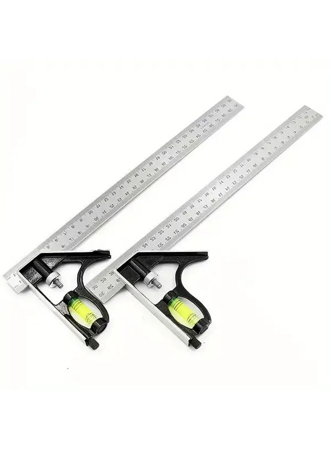 Black Three In One Multifunctional Adjustable Woodworking Tool Set With Digital Angle Gauge - Image 5