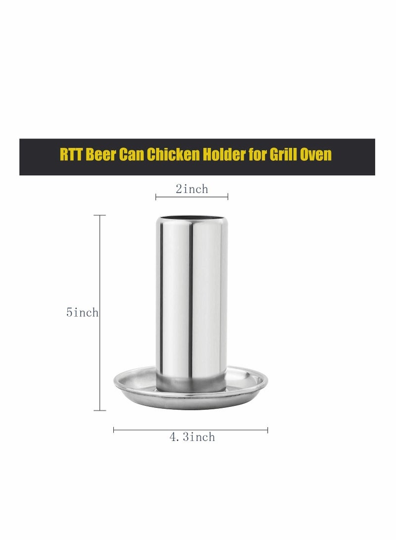 Can Chicken Holder for Grill Oven, Chicken Throne Whole Chicken Roaster With Canister - Image 2