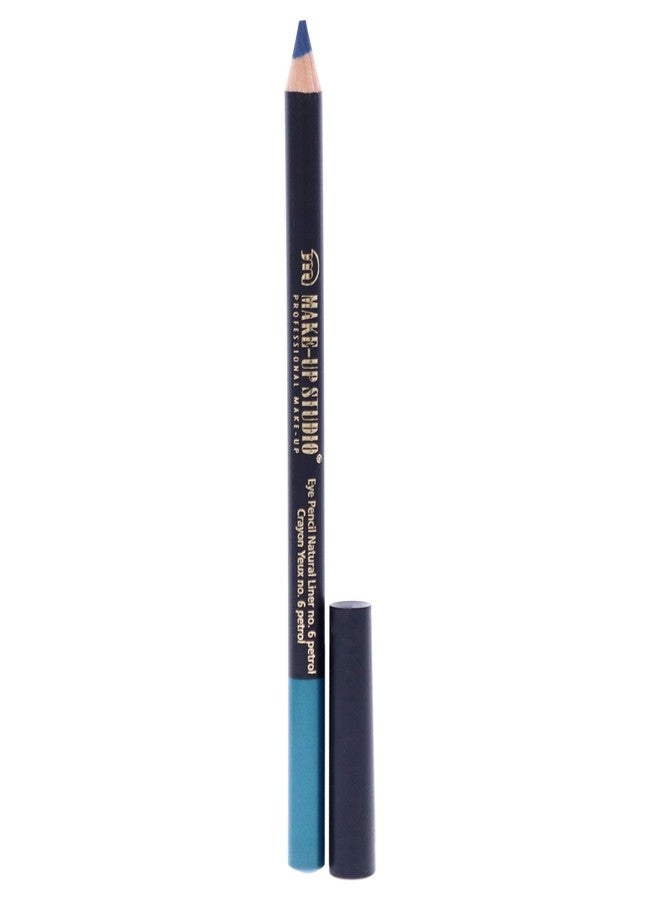Make-up Studio Professional Make-Up Natural Eyeliner Pencil - Highly Pigmented Formula - Ideal For Setting A Clean Line - Blendable And Suitable For Waterline - Matte Finish - 6 Petrol - 1 Pc - Image 1