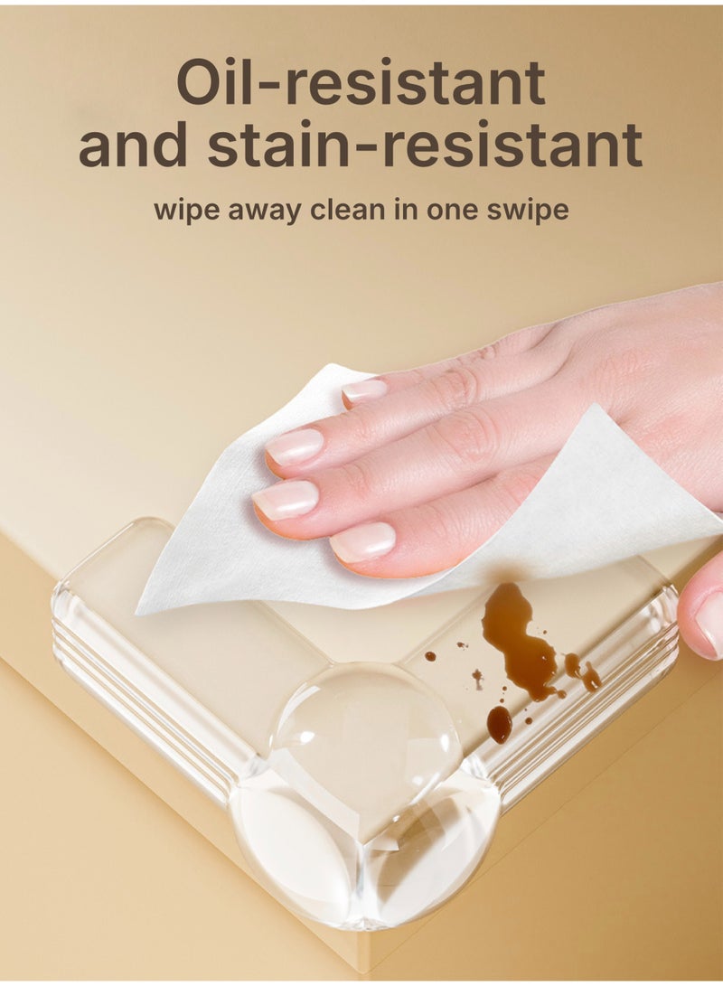 Stova 24-Pack Baby Proofing Corner Protectors - Clear Adhesive Guards Set (8 L-Shape, 8 T-Shape, 8 O-Shape) for Table Edges & Furniture Safety - Transparent Child Bumpers - Image 4