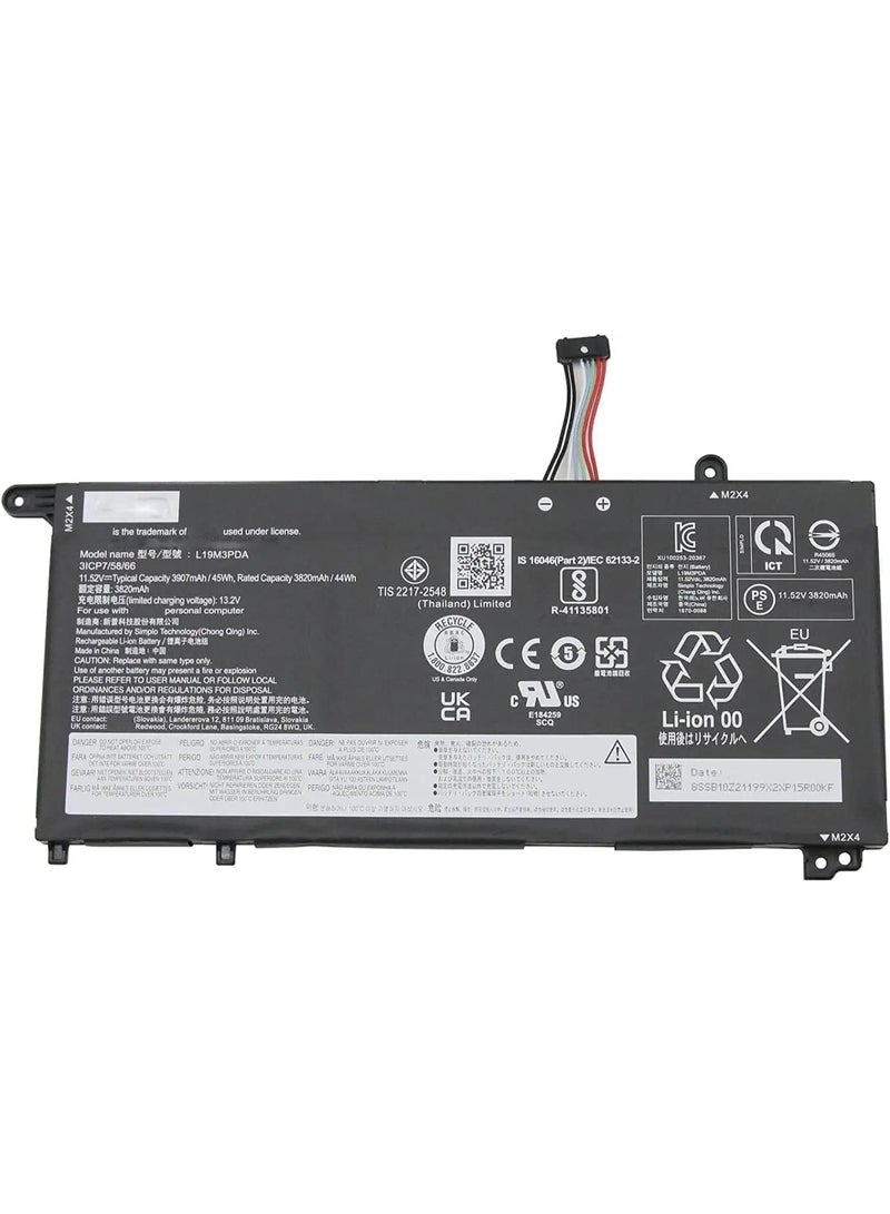 Terabyte 11.52V 45Wh 3907mAh L19M3PDA 5B10Z21210 L19D3PDA Battery Compatible for Le.novo ThinkBook 14 G2 ITL series - Image 1