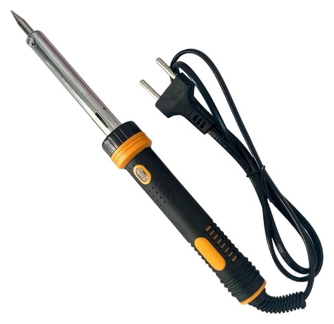 ABC Electric Soldering Iron 60W , for repairing electronic and home appliances, soldering wires and microelectronic circuits, precise tip ideal for small and complex areas, comfortable heat-resistant handle for easy grip and use - Image 1