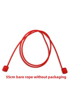 Suitable For Airpods Silicone Anti-lost Rope Apple Pro123 Generation Wireless Bluetooth Headset Magnetic Anti-lost Lanyard-Color:55cm Bare Rope Without Packaging-Model:Sakura Powder