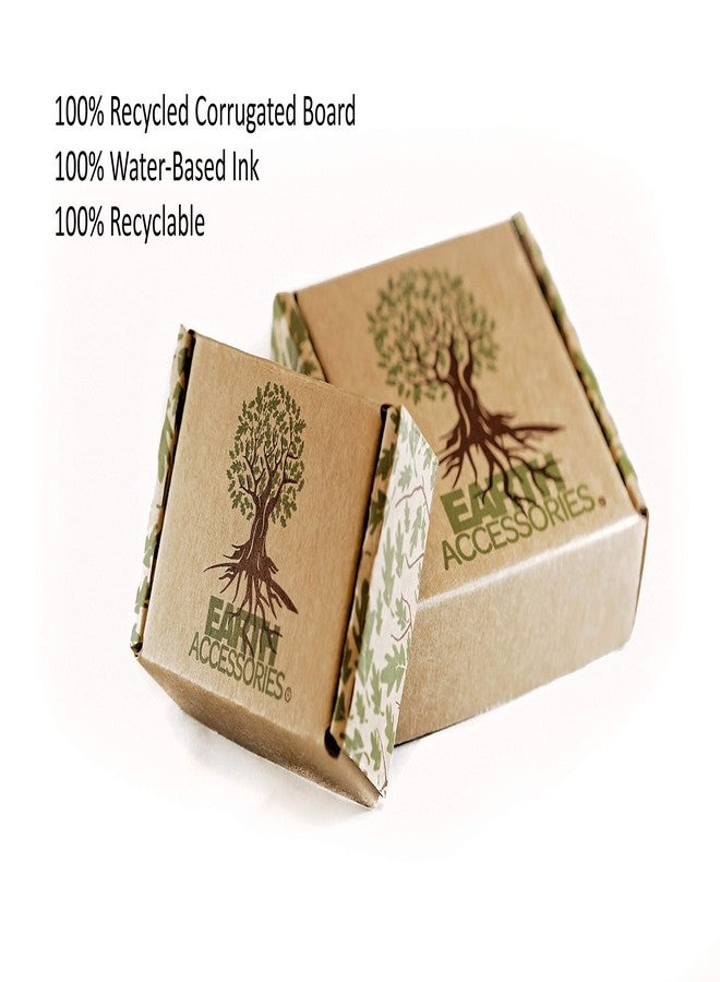 Earth Accessories Wood Stud Earrings for Women - Wooden Handmade Earrings - Surgical Steel Brown Boho Earrings - Image 5