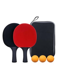 Generic Ping Pong Paddles Set High-Performance Table Tennis Paddle with Premium Ping Pong Balls With Storage Case 2 Players Table Tennis Racket Set For Indoor & Outdoor Games  - Image 1