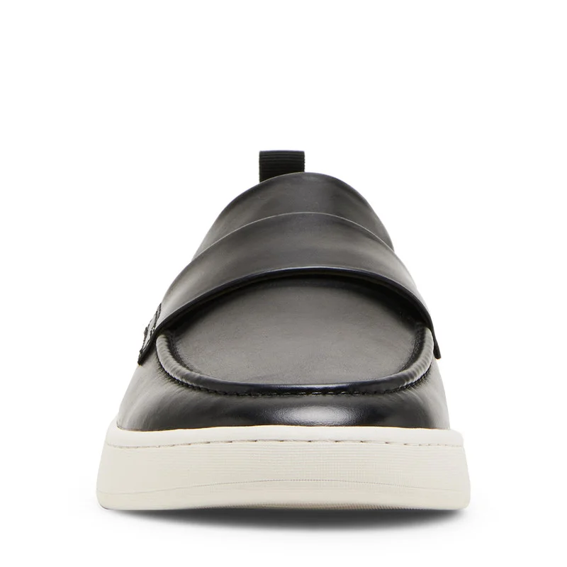 STEVE MADDEN Hannson Black Men's Loafers
