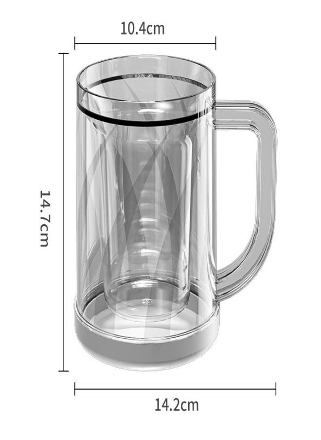 TCJ - Compartment ice cup Double-layer large capacity Beverage glasses Coke glasses Ice glasses Not dilute drinks - Image 1