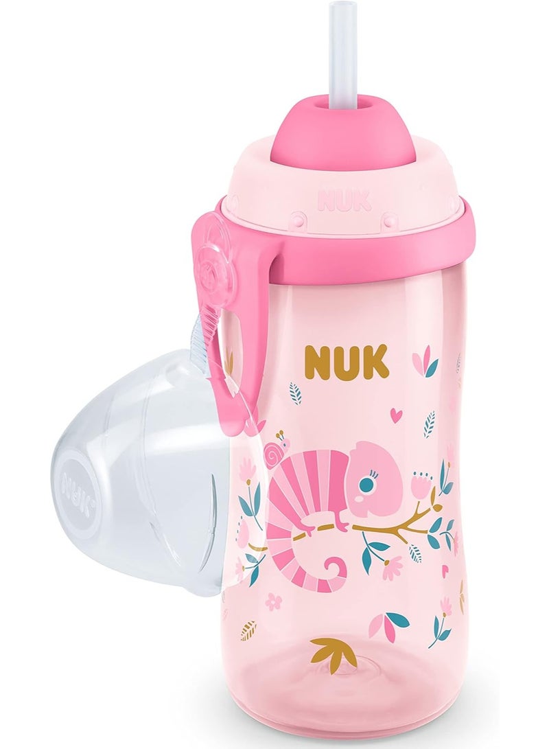 نوك كوب نيوك فليكسي (NUK Flexi Cup) مع مصاصة ناعمة ومؤشر تحكم بالحرارة - 300 مل (لعمر 12 شهر فما فوق) - Image 3