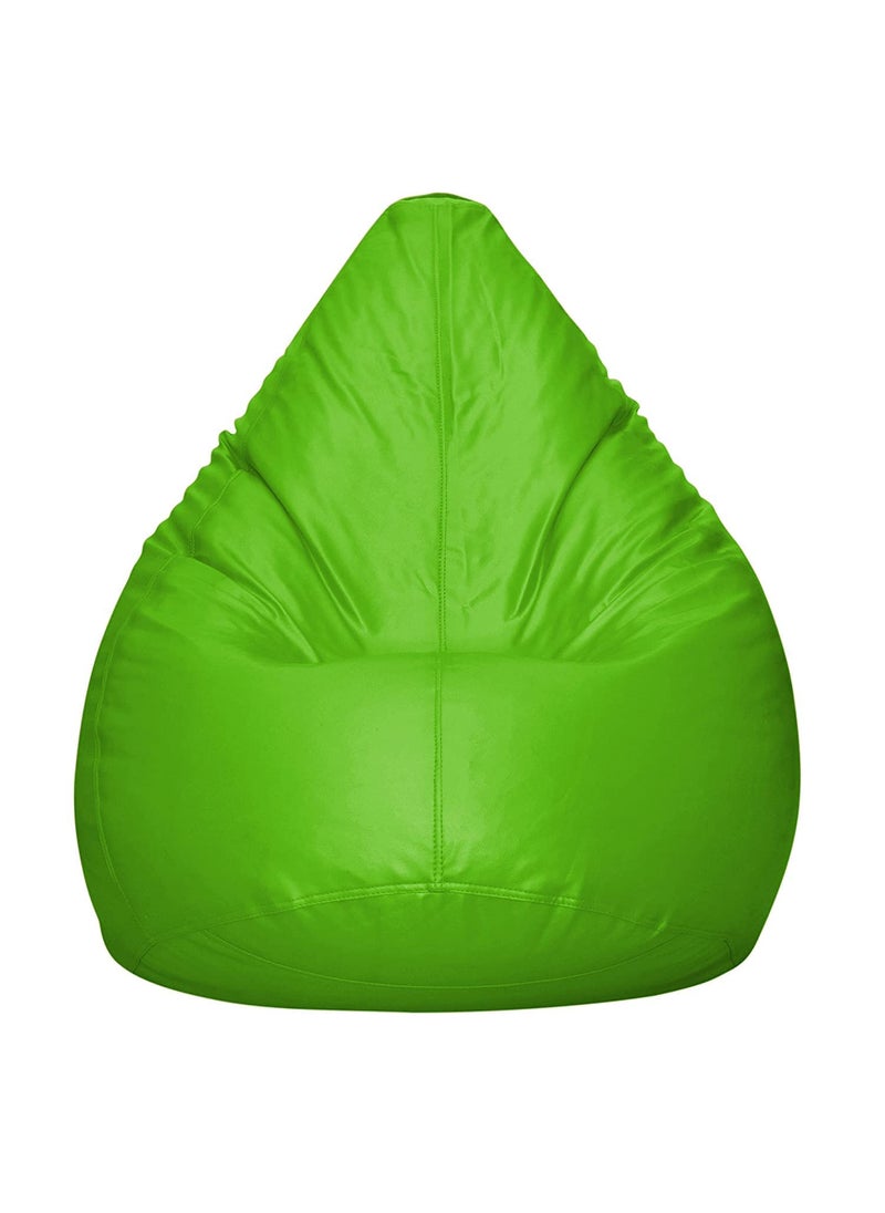 Vi-Mo Lifestyle ViMo Lifestyle Bean Bag Cover Without Beans Leatherette Bean Bag Sofa Chair Perfect for Living Room Bedroom Office Without Beans XXXXL Green  - Image 1