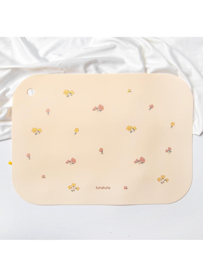 Baby silicone meal mat Student waterproof and oil resistant lunch table mat
