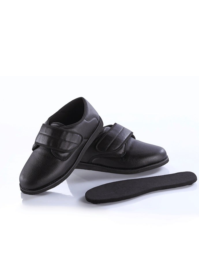 HT Medical diabetic shoes for patients with diabetes and swollen feet - medical shoes for diabetics, size (44), black - Image 2
