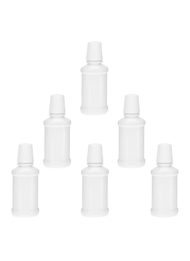 HEALLILY Plastic Travel Containers 6pcs Refillable Empty Bottles Bottle Travel Bottles Dispenser Bottle for Travel Liquid Cosmetics Hand Soap Bathroom Leakproof Sub Bottle 
