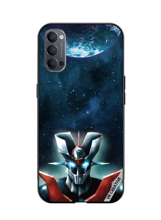VR CREATIVE Protective Case Cover For Oppo Reno4 Pro 5G Mazinger Z Design Multicolour - Image 1