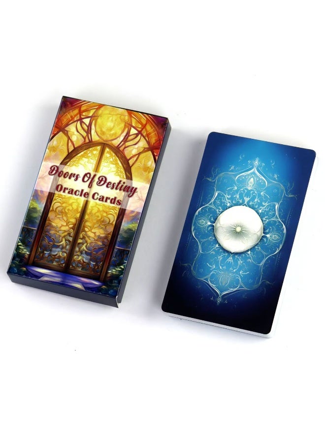 NIBEMINENT Fate Gate Divination Card Set - 32 Cards Cartoon-style Divination Set (Inspired by Tarot Cards) 10.3 * 6 cm - Image 3