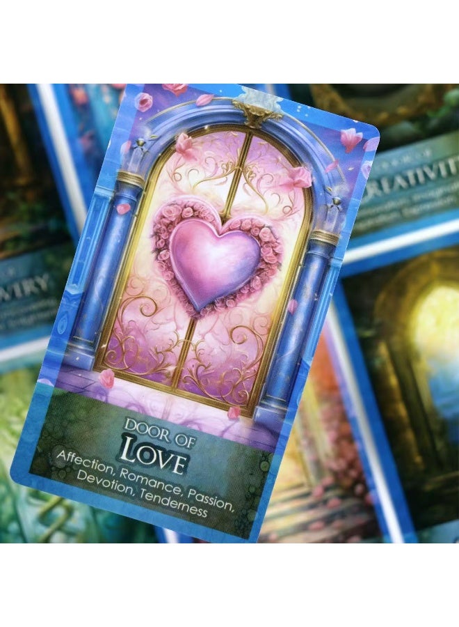 NIBEMINENT Fate Gate Divination Card Set - 32 Cards Cartoon-style Divination Set (Inspired by Tarot Cards) 10.3 * 6 cm - Image 2