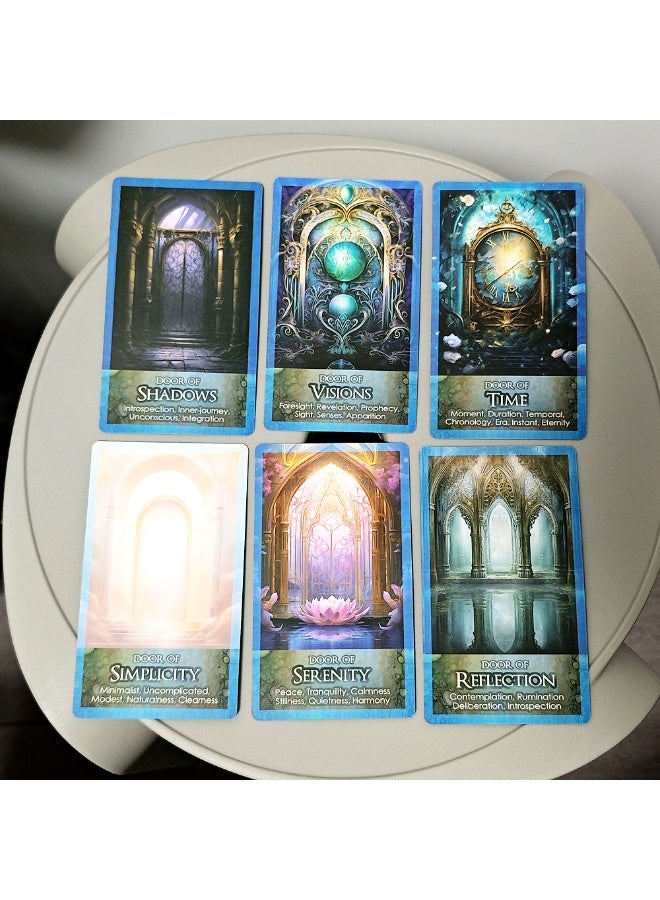 NIBEMINENT Fate Gate Divination Card Set - 32 Cards Cartoon-style Divination Set (Inspired by Tarot Cards) 10.3 * 6 cm - Image 4