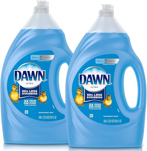 Dawn Dish Soap Ultra Dishwashing Liquid Dish Soap Refill Dish Detergent Liquid Original Scent 56 Fl Oz Pack of 2