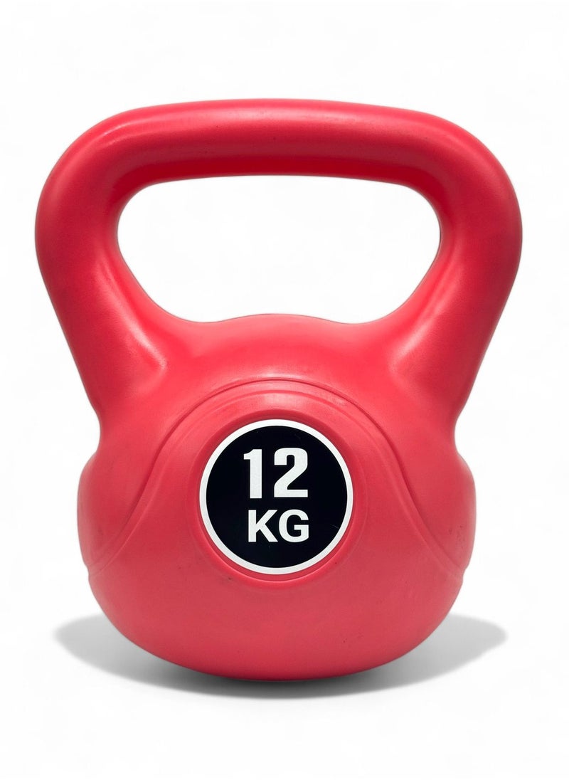 SportQ - Solid Kettlebell, Home Gym Strength Training Equipment with Non-Slip Handle, Multi-Functional Fitness Kettlebell for Powerlifting, Bodybuilding, Core Training and Push-ups - Image 1
