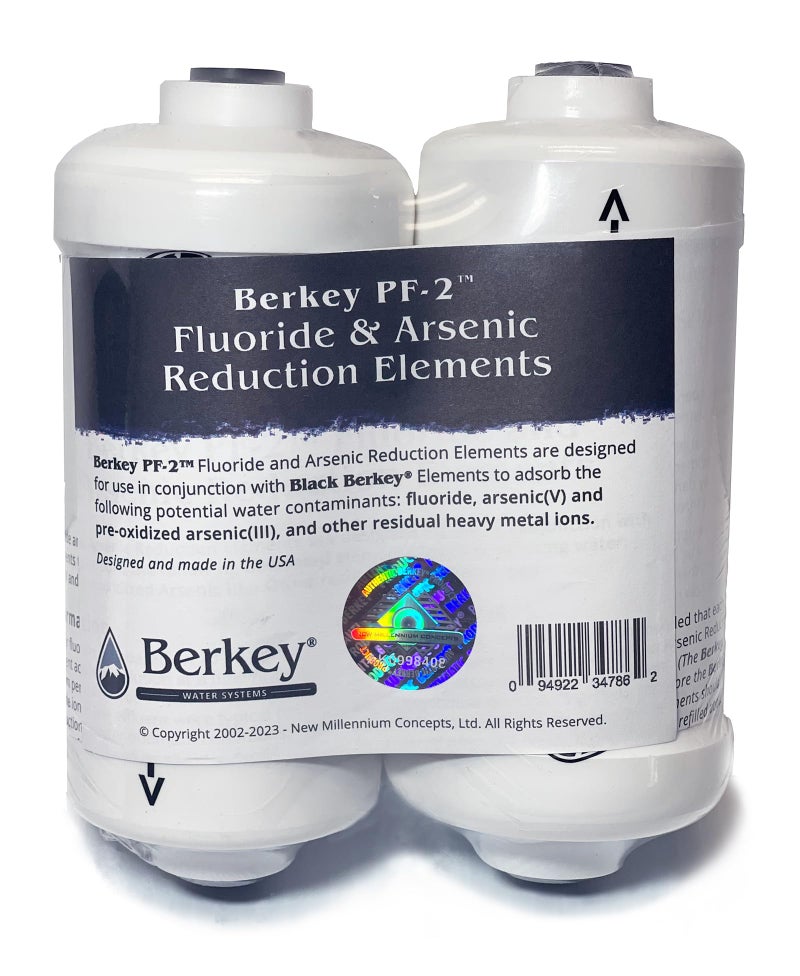 Berkey Authentic Berkey PF-2 Fluoride and Arsenic Reduction Elements (Set of 2 Elements) - Image 2
