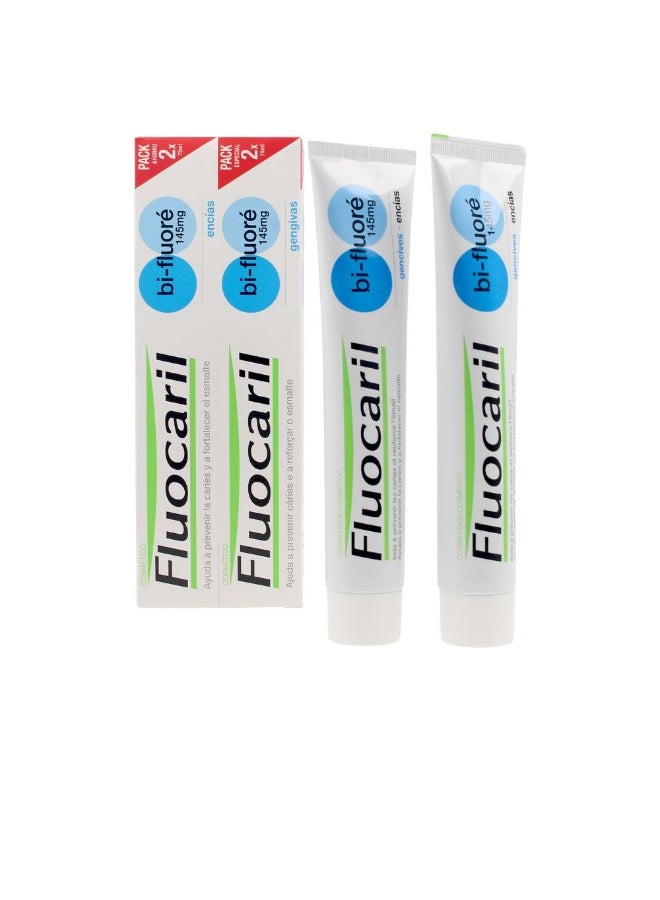 Fluocaril Bi-Fluoré 145Mg Gum Toothpaste 2x75ml - Image 1