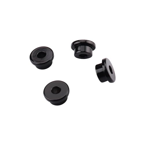 AIRCMT CNC Solid Billet Handlebar Riser Bushings Compatible With Harley Softail Dyna Sportster 1984-2016,Low Rider,Street Bob,CVO,Super Glide,Wide Glide,Switchback,Fat Bob,Daytona,Sturgis Gloss Black - Image 5