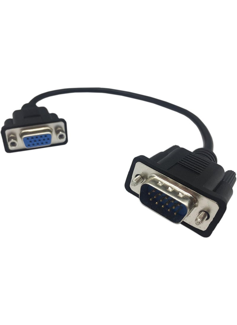 CERRXIAN CERRXIAN 1ft VGA SVGA 15 Pin HD15 Male to Female Adapter Video Monitor Extension Cable for PC Laptop TV Porjectormf  - Image 3