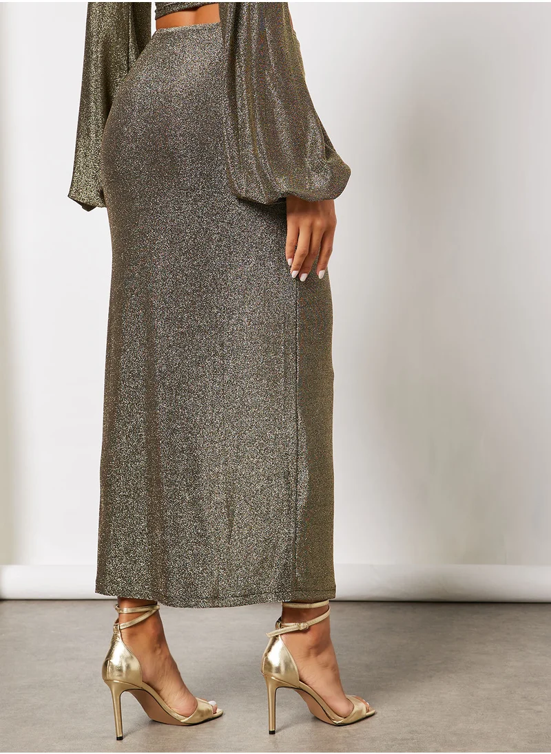 Charlie Holiday. Anouk Metallic Skirt