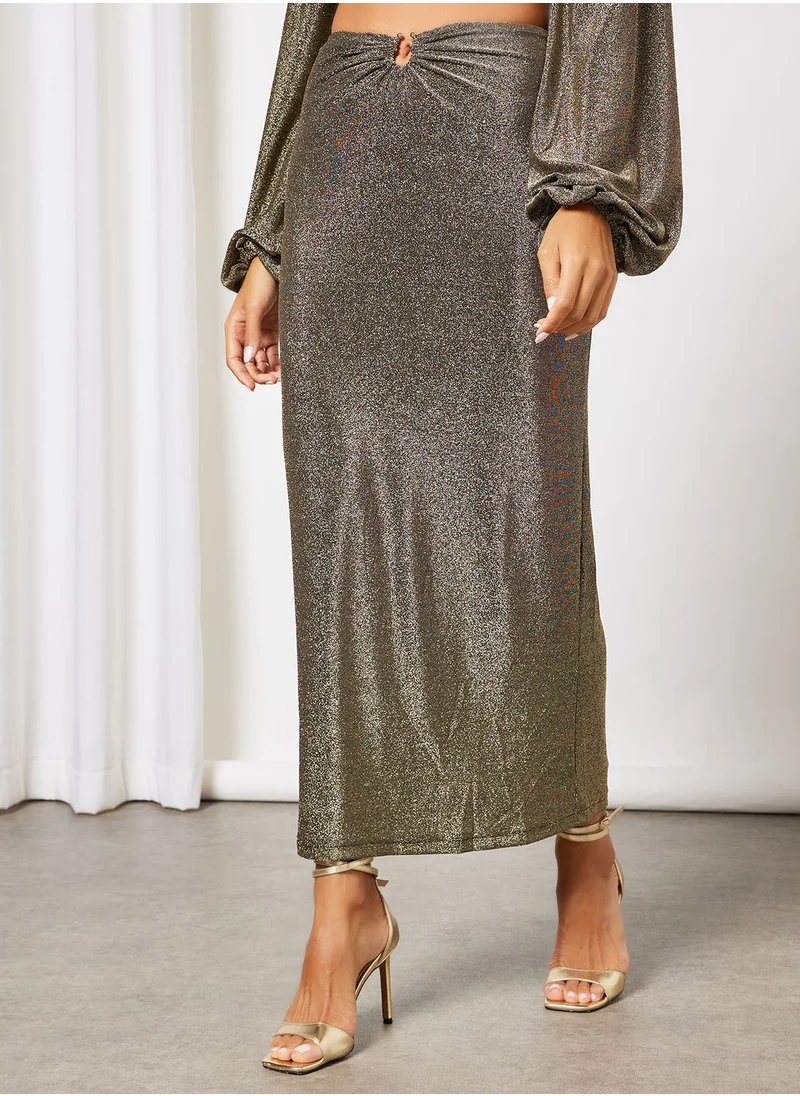 Charlie Holiday. Anouk Metallic Skirt