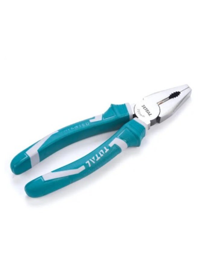 Total Combination Pliers 8" – Heavy-Duty Multi-Purpose Pliers with Precision Cutting Edge, Anti-Slip Grip & Hardened Steel Jaws for Electrical, Mechanical & DIY Use - Image 2