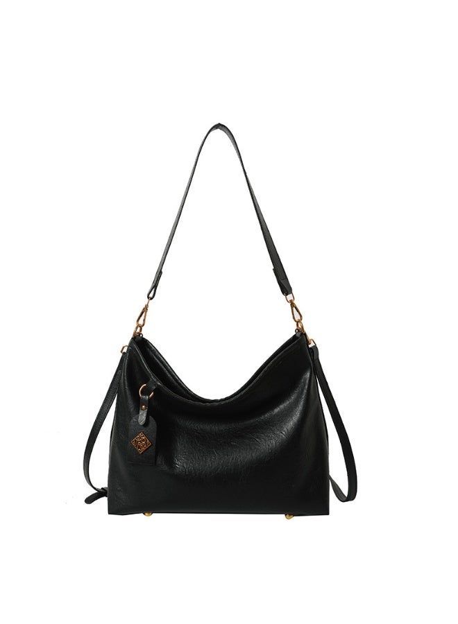 كيفية حقيبة كتف نسائية بسعة كبيرة، طراز عتيق جميل، حقيبة كبيرة للتنقل، حقيبة كروس بودي متعددة الاستخدامات، كاجوال وقابلة للتكيف للتنقل - Image 1