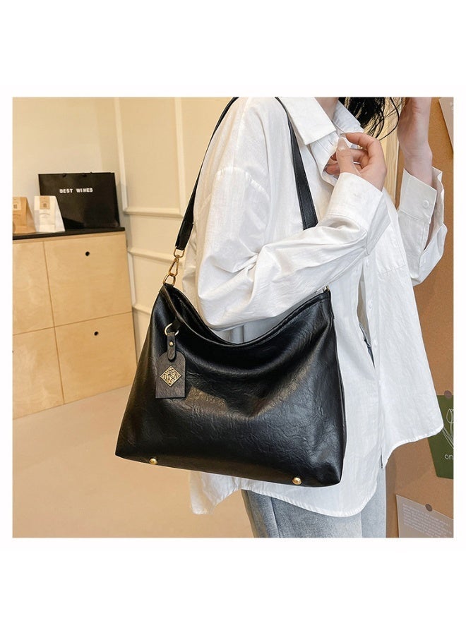 كيفية حقيبة كتف نسائية بسعة كبيرة، طراز عتيق جميل، حقيبة كبيرة للتنقل، حقيبة كروس بودي متعددة الاستخدامات، كاجوال وقابلة للتكيف للتنقل - Image 3